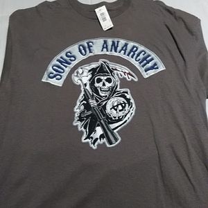 Sons of Anarchy road gear Charcoal tshirt short sleeve 2XL